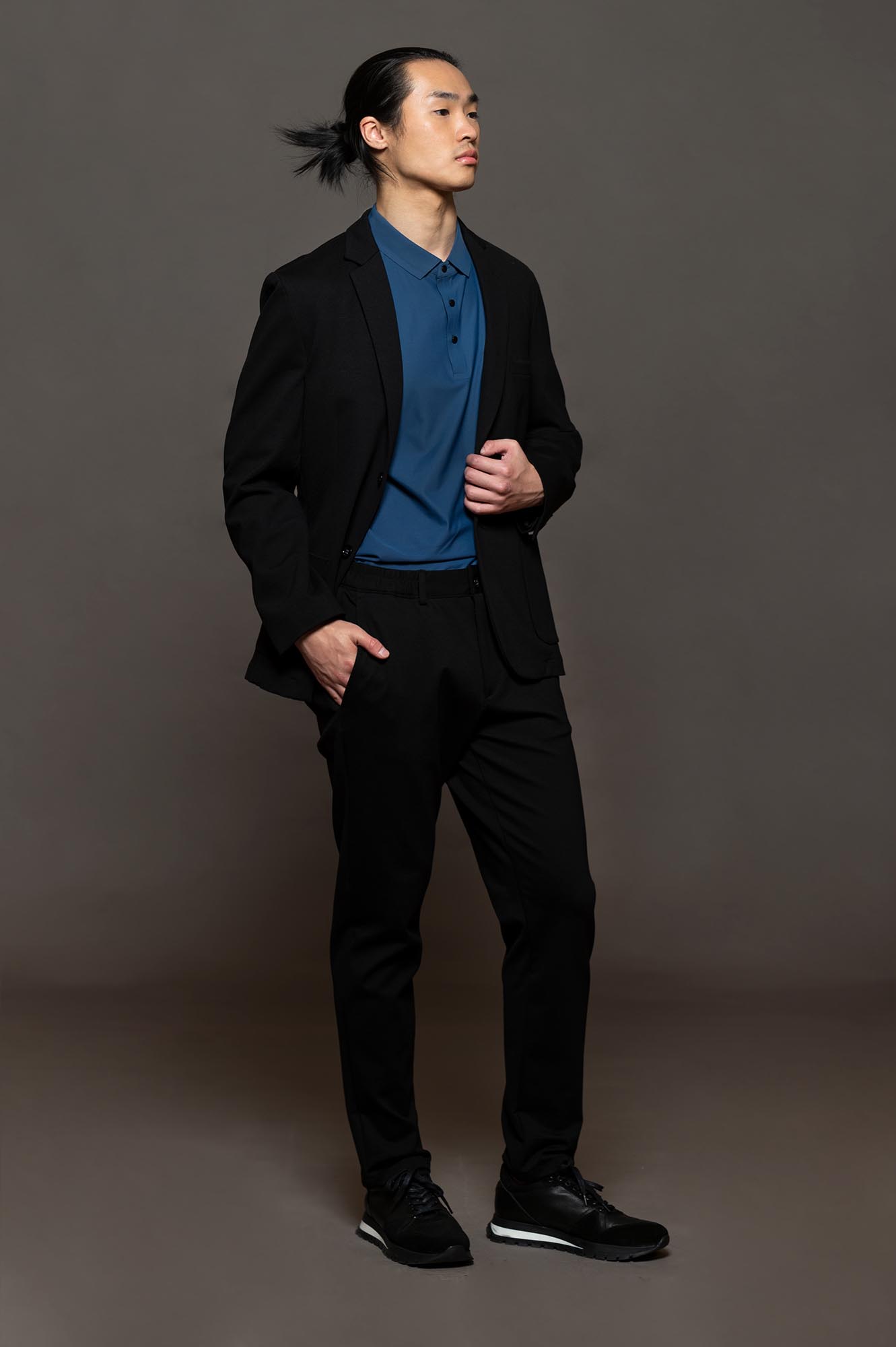 8015NE - SACO RISTRETTO NEGRO